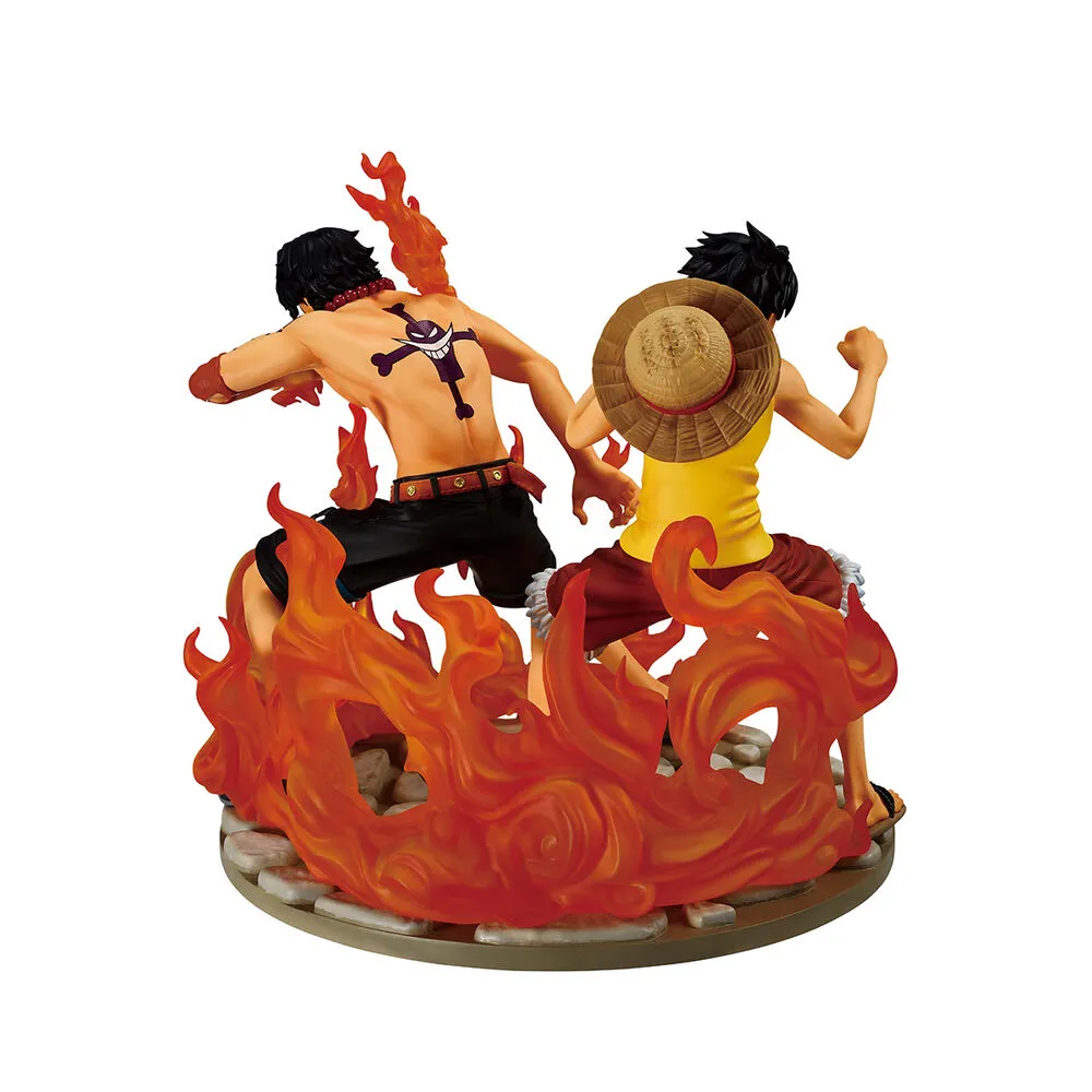 One Piece Dramatic Memories Ace & Luffy Ichibansho figure 15cm